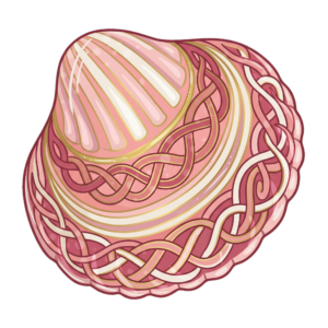 Sehnsucht Februar - Herzmuschel Holografisch (Kopie)
